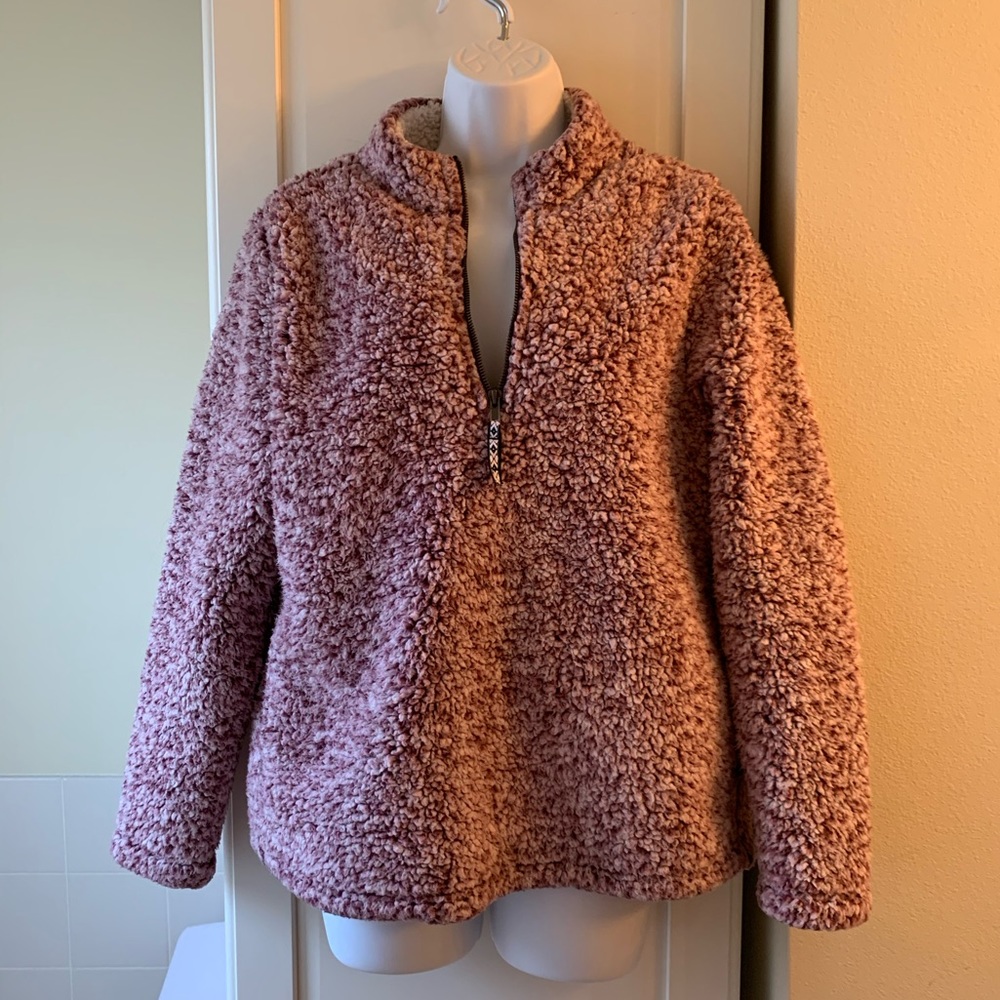 Soft thick sweatshirt 1/4 zip